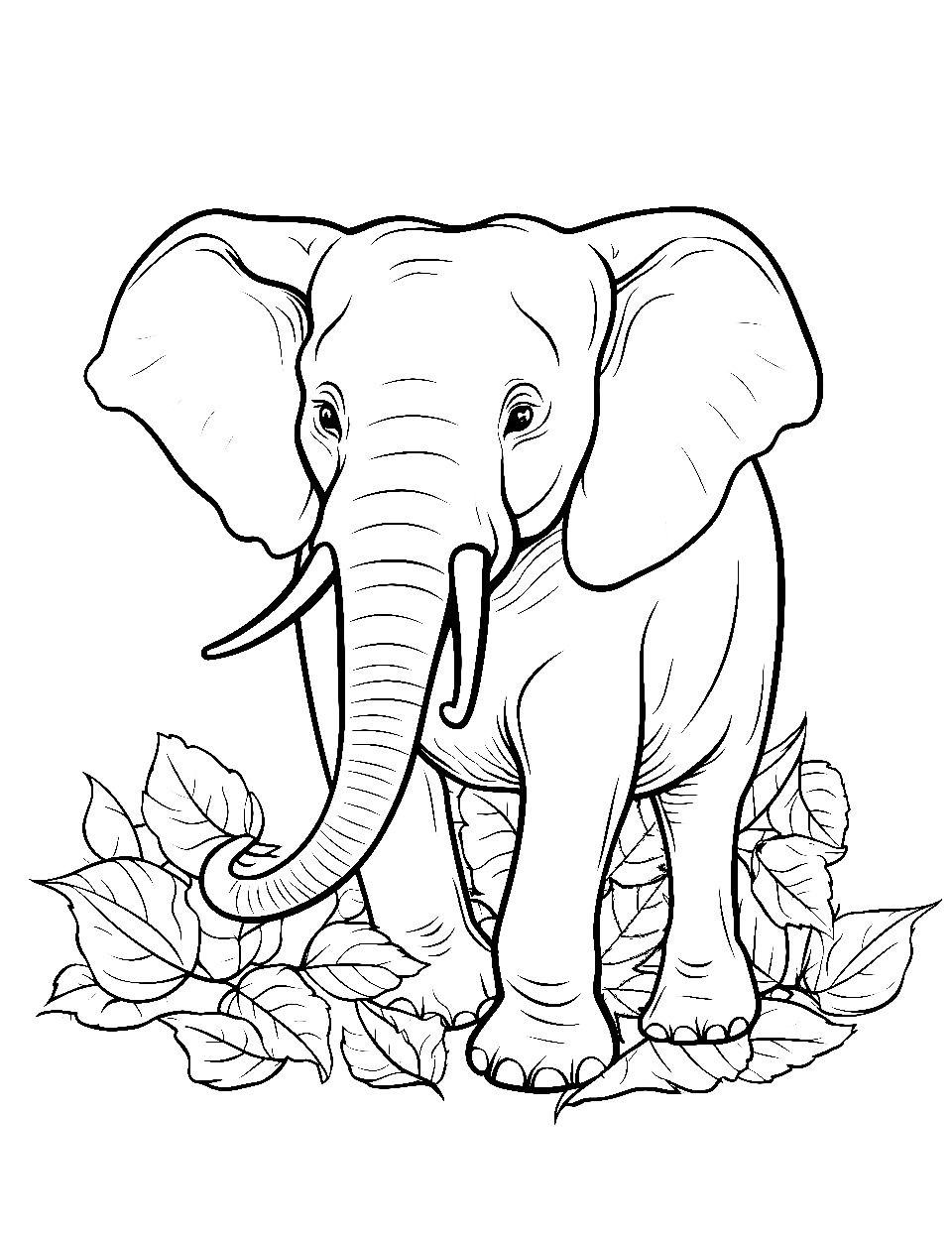 99+ Baby Elephant Coloring Pages FREE Printable 22