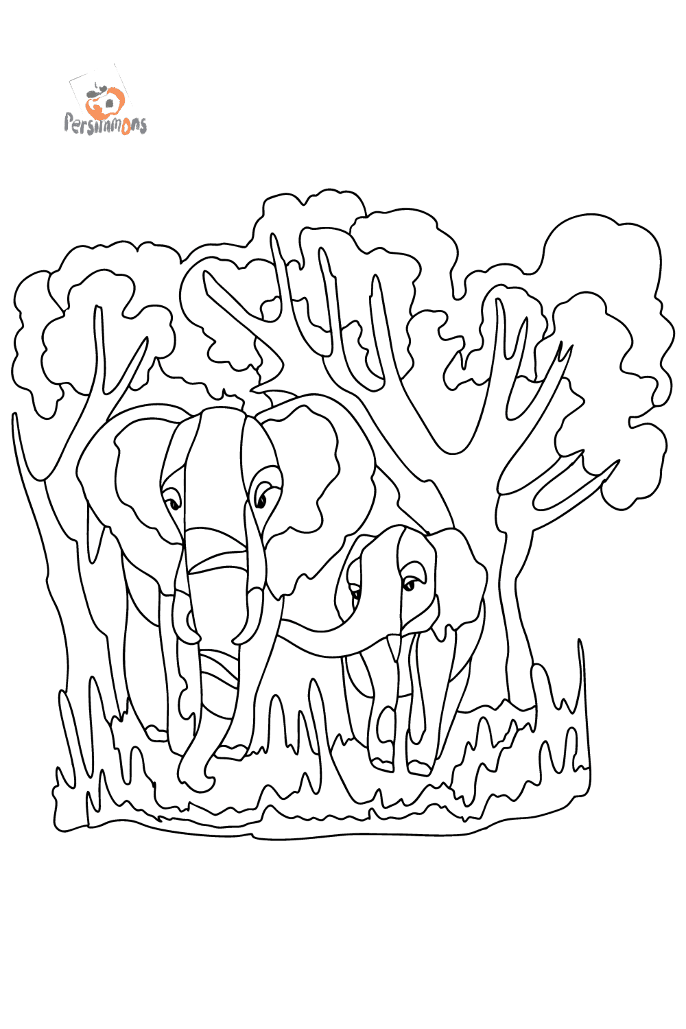 99+ Baby Elephant Coloring Pages FREE Printable 49