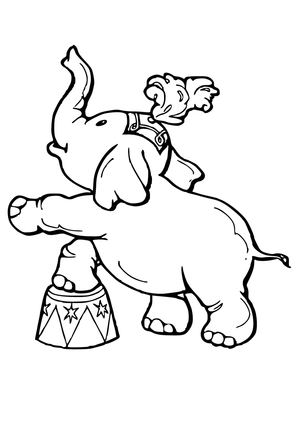 99+ Baby Elephant Coloring Pages FREE Printable 50