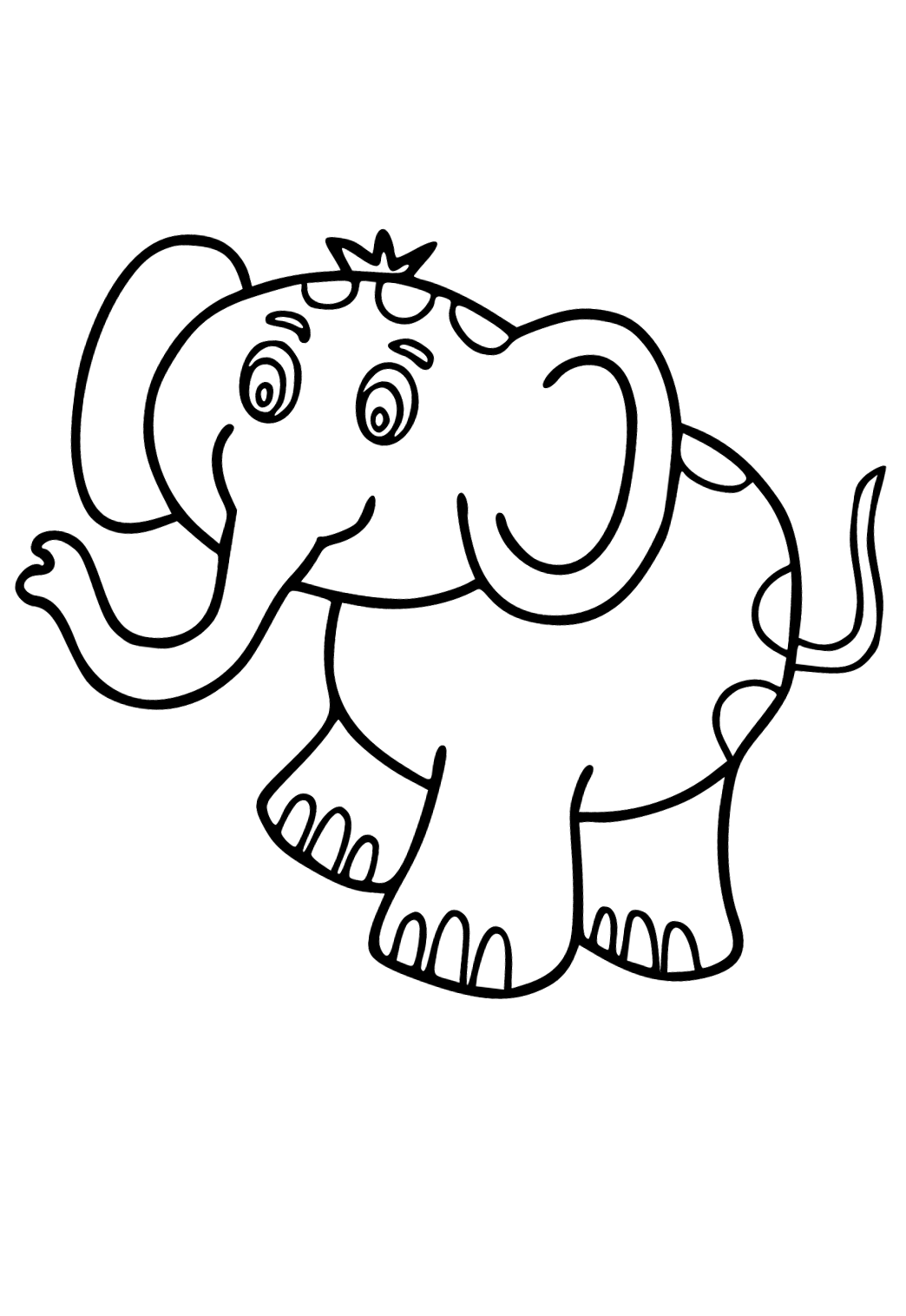 99+ Baby Elephant Coloring Pages FREE Printable 51