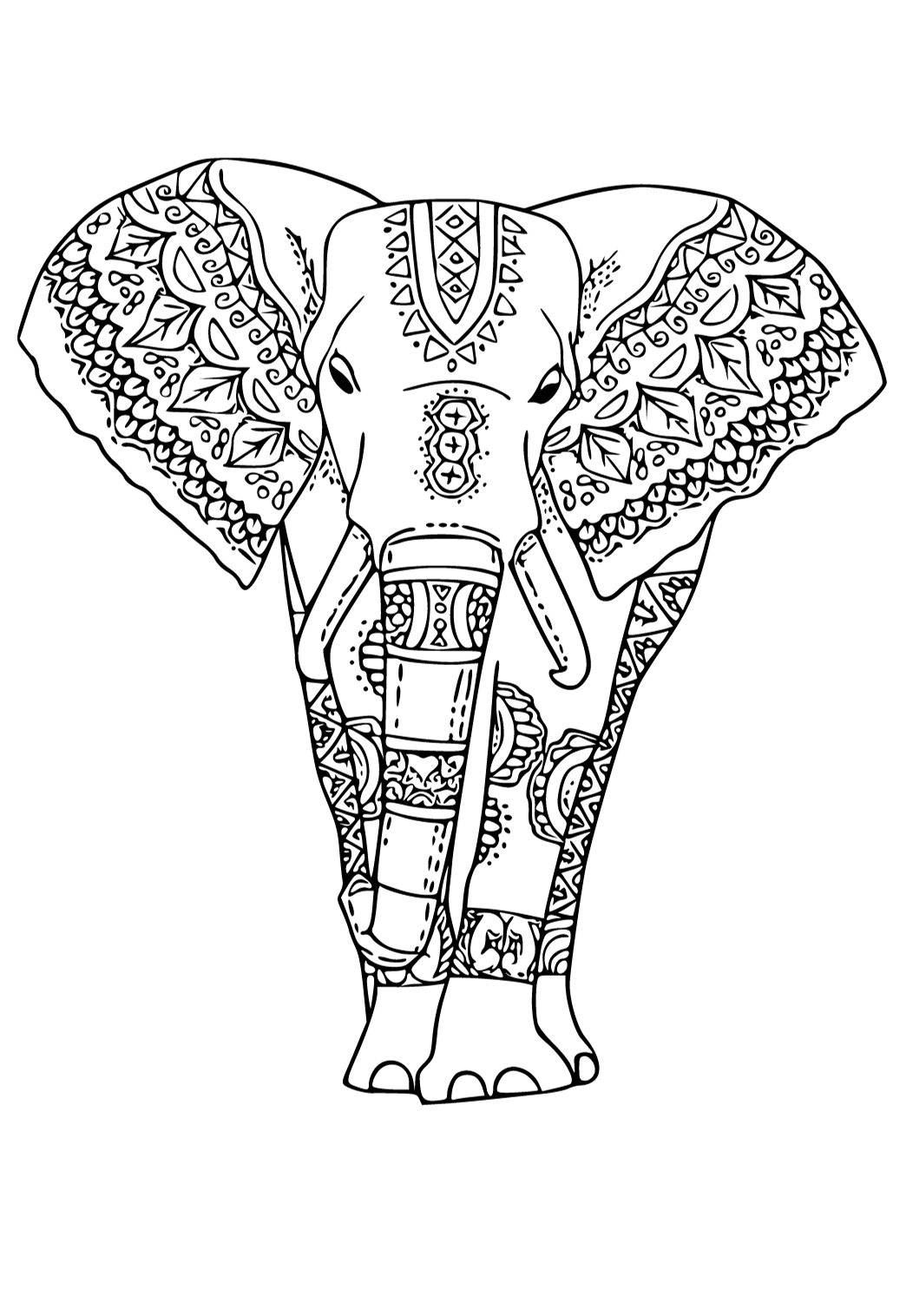 99+ Baby Elephant Coloring Pages FREE Printable 54