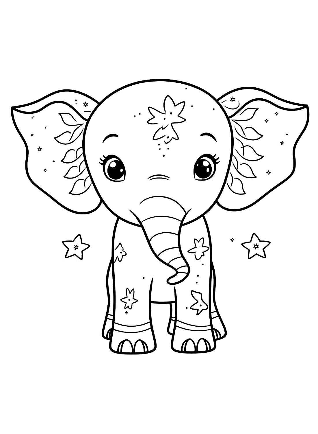 99+ Baby Elephant Coloring Pages FREE Printable 58