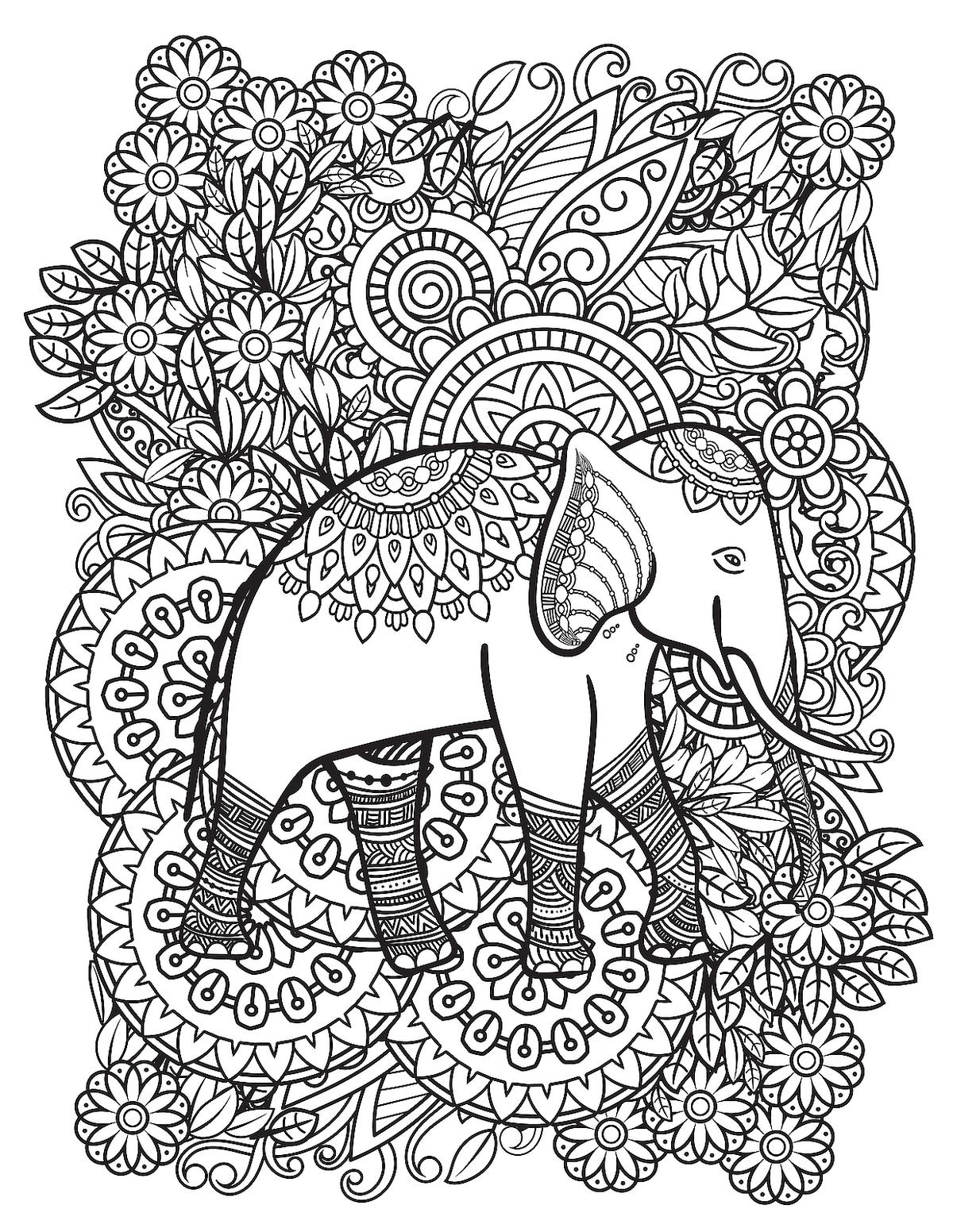 99+ Baby Elephant Coloring Pages FREE Printable 63