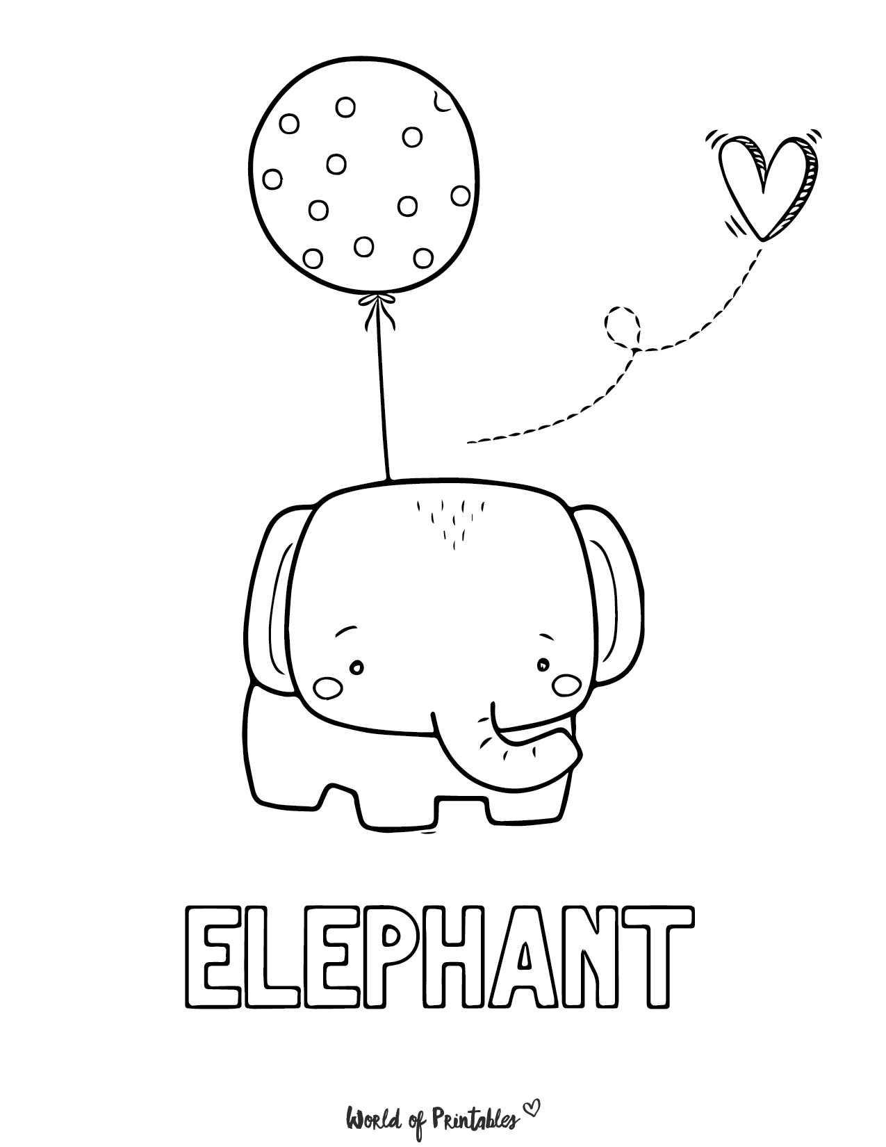 99+ Baby Elephant Coloring Pages FREE Printable 78