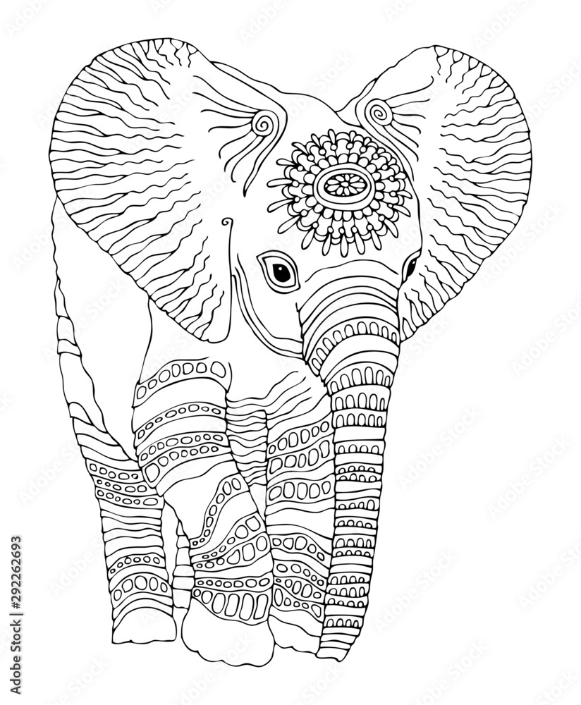 99+ Baby Elephant Coloring Pages FREE Printable 8