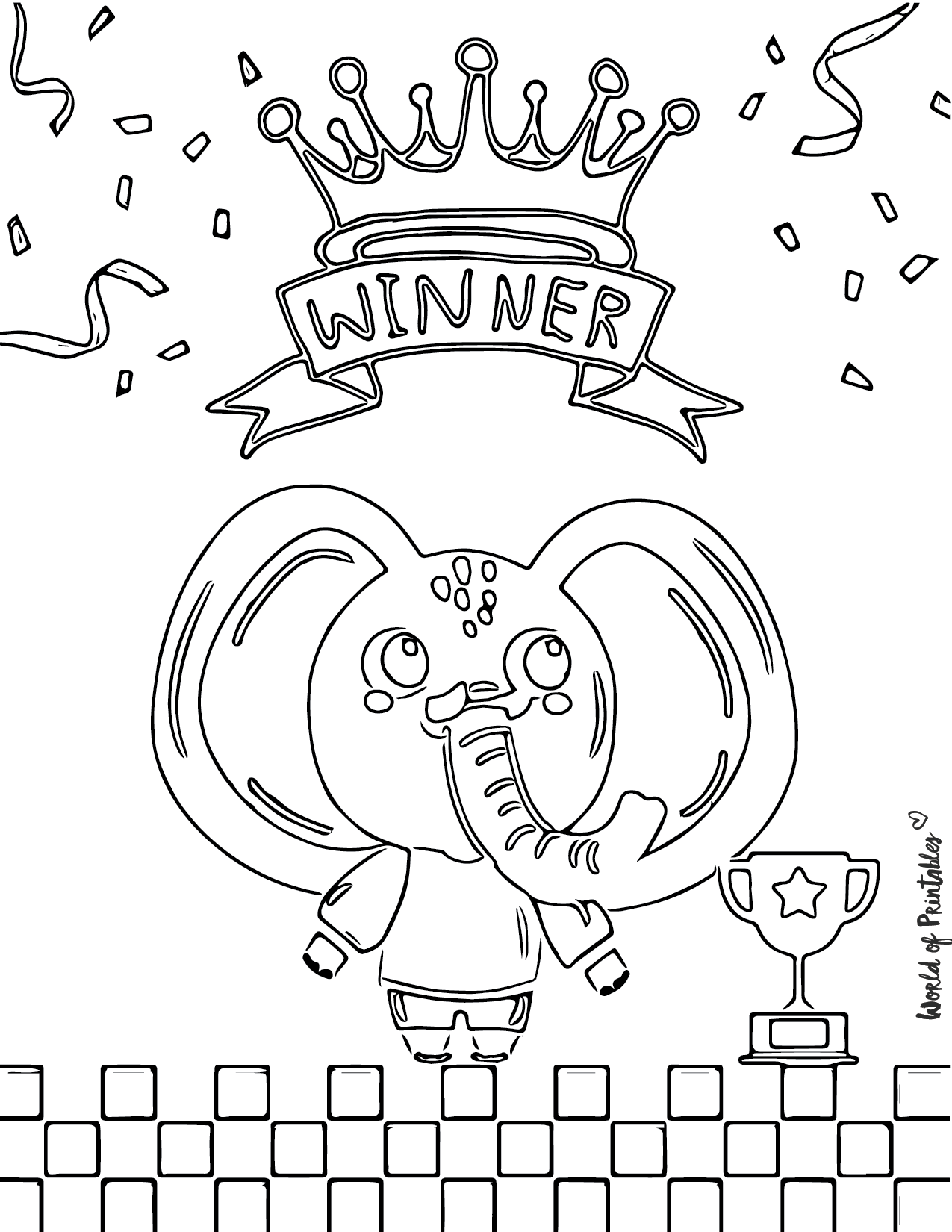 99+ Baby Elephant Coloring Pages FREE Printable 80