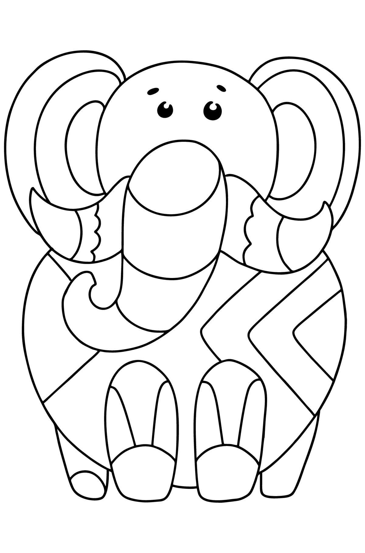 99+ Baby Elephant Coloring Pages FREE Printable 83