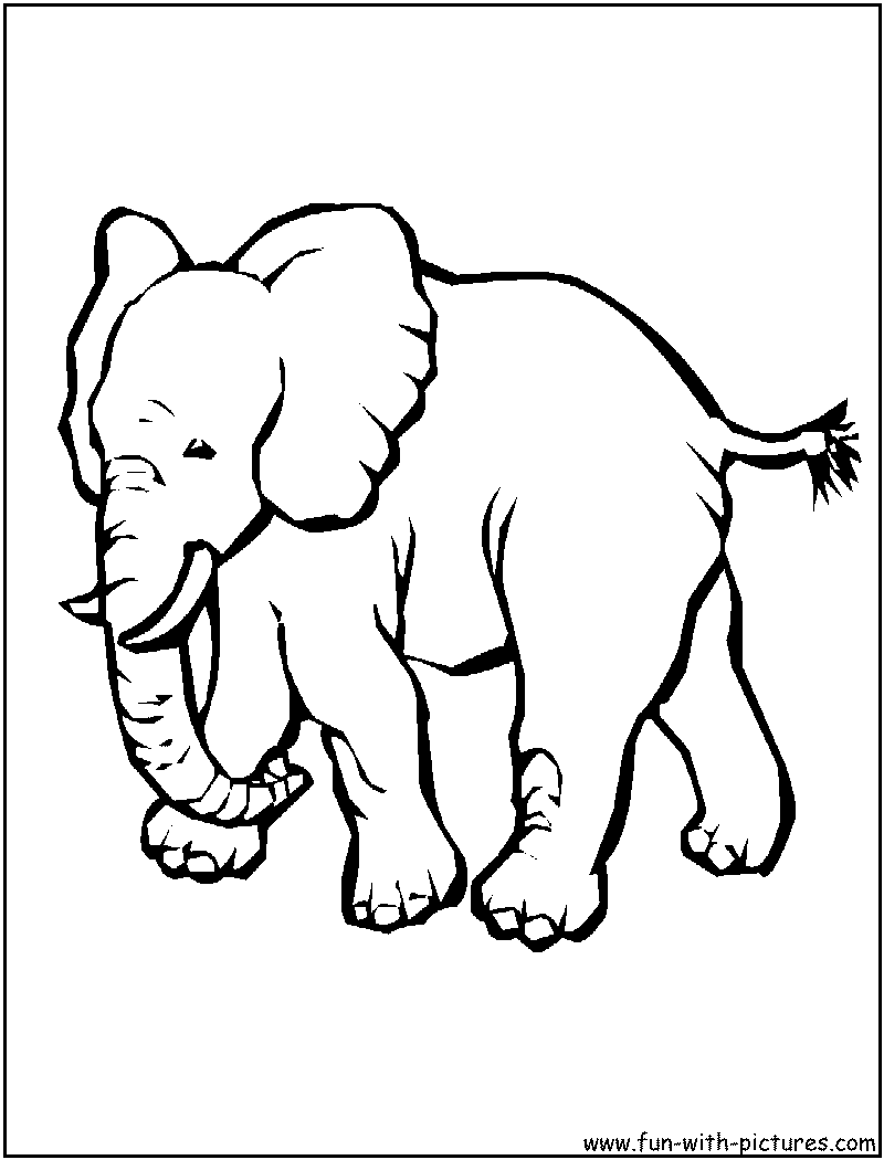 99+ Baby Elephant Coloring Pages FREE Printable 9