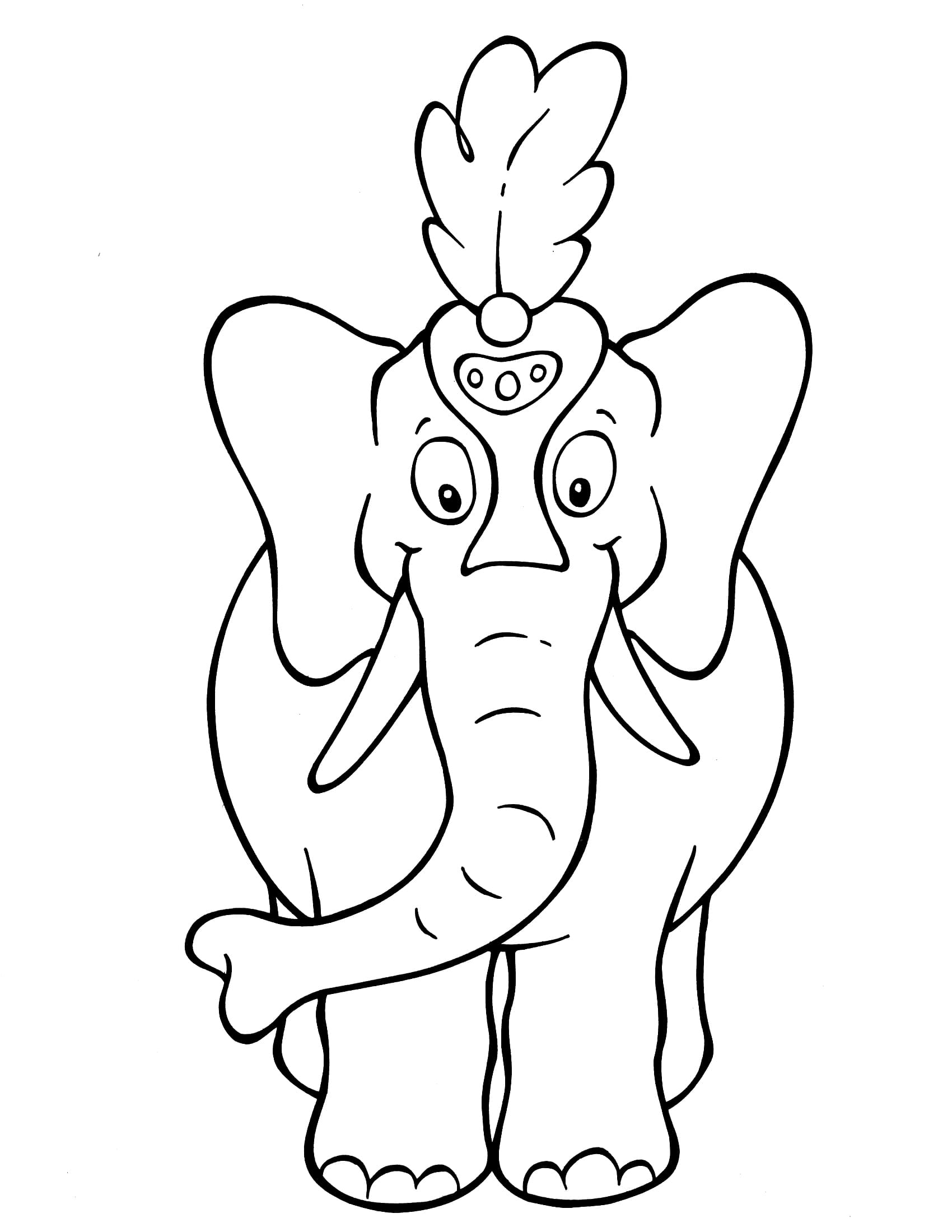 99+ Baby Elephant Coloring Pages FREE Printable 90