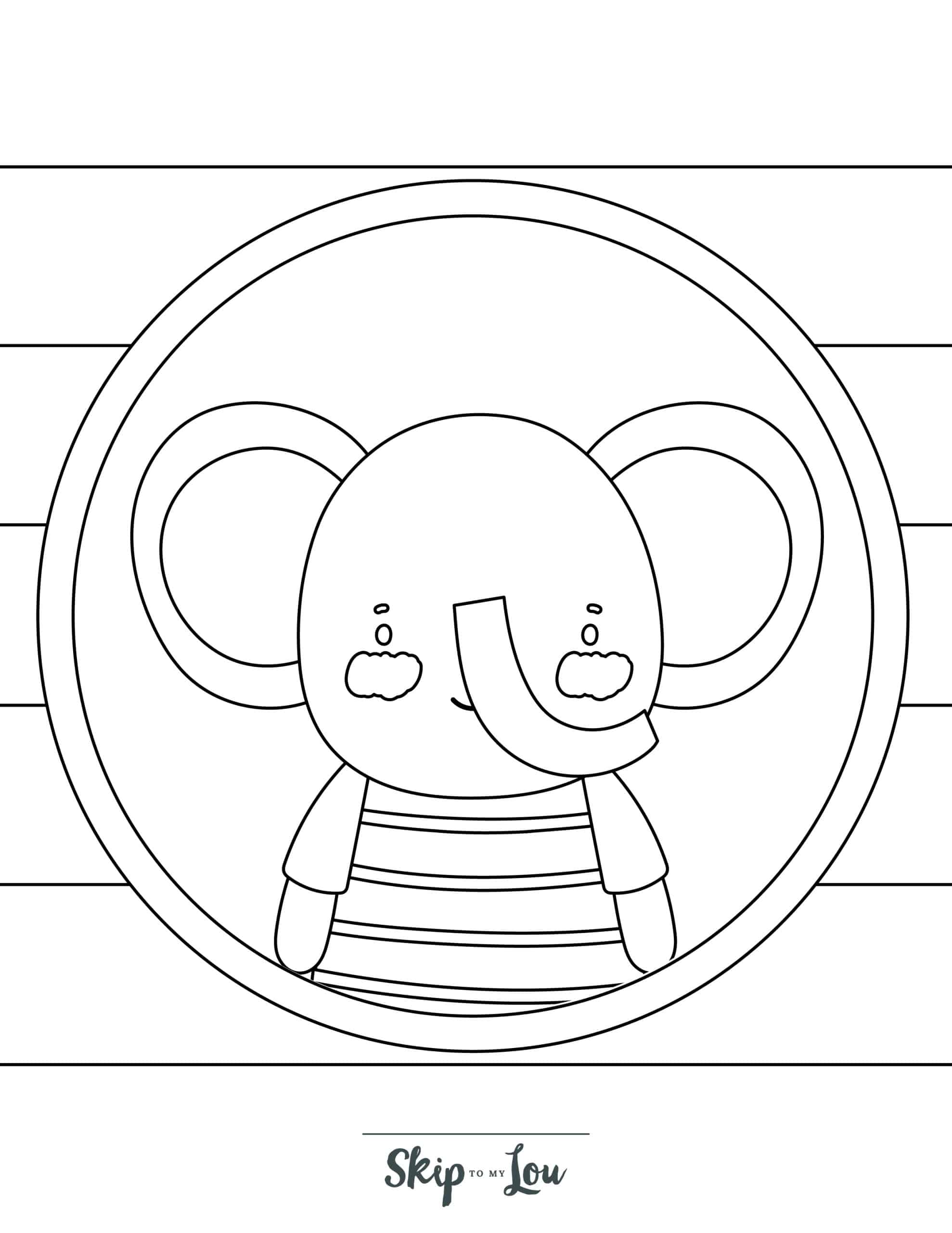 99+ Baby Elephant Coloring Pages FREE Printable 92