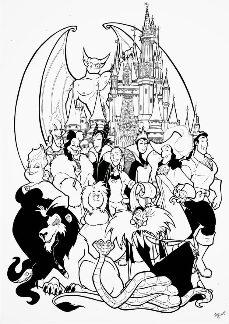 100 Disney Coloring Pages Printable 21