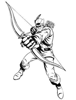 100+ Heroic Green Arrow Coloring Pages Printable 101