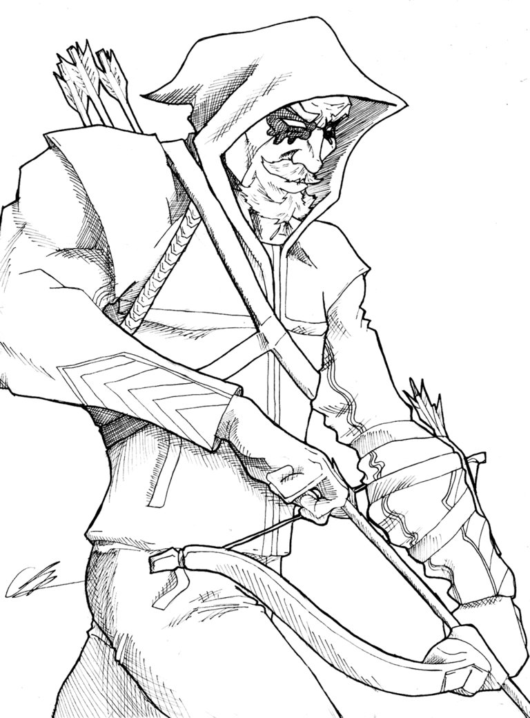 100+ Heroic Green Arrow Coloring Pages Printable 15