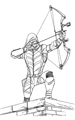 100+ Heroic Green Arrow Coloring Pages Printable 34