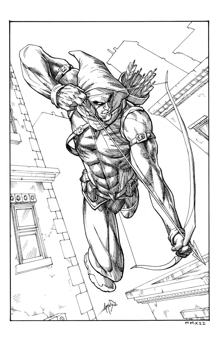 100+ Heroic Green Arrow Coloring Pages Printable 53