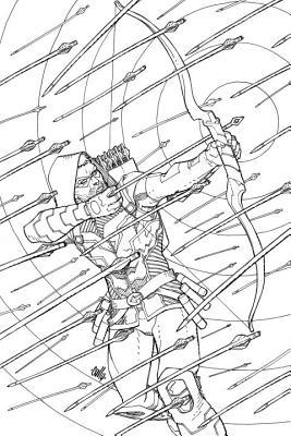 100+ Heroic Green Arrow Coloring Pages Printable 87