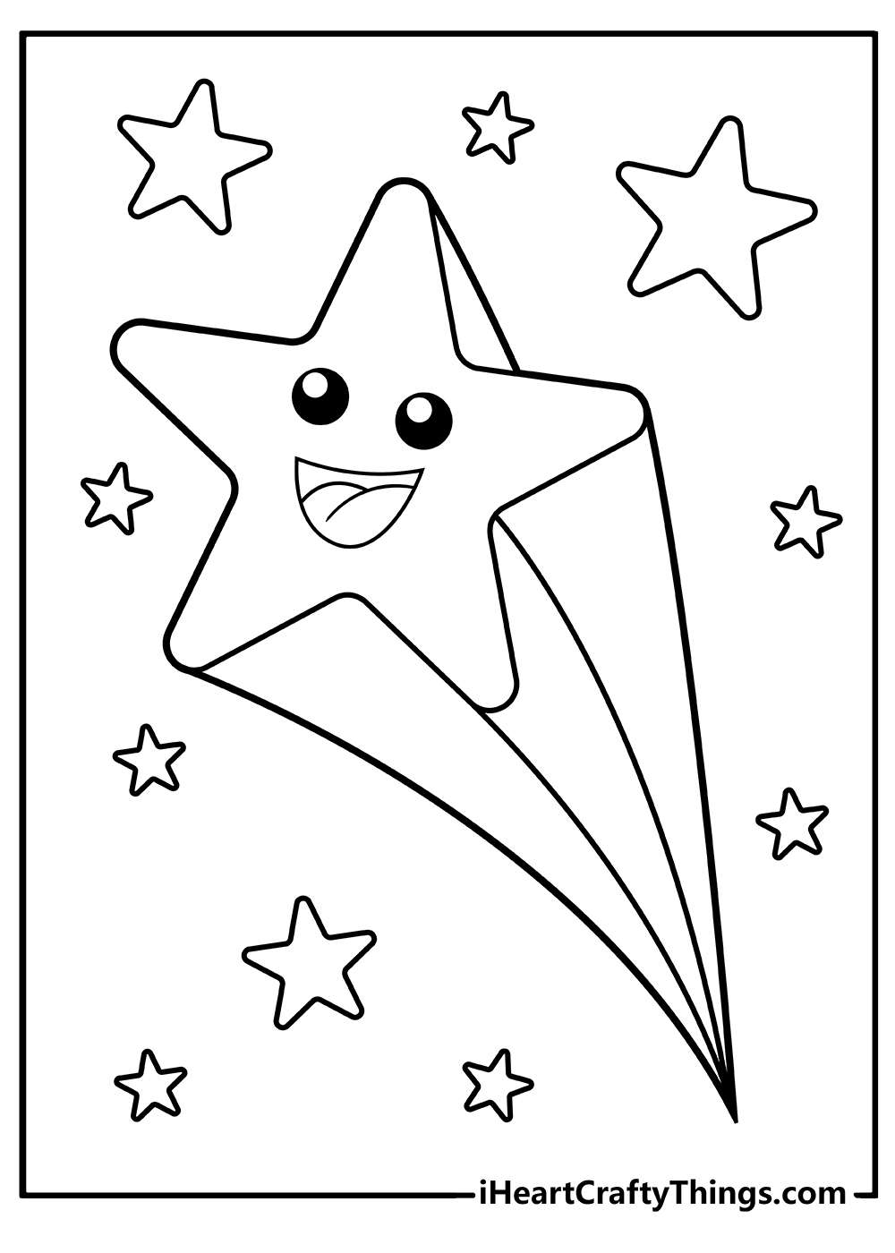 100 Star Coloring Pages Templates Printable 100