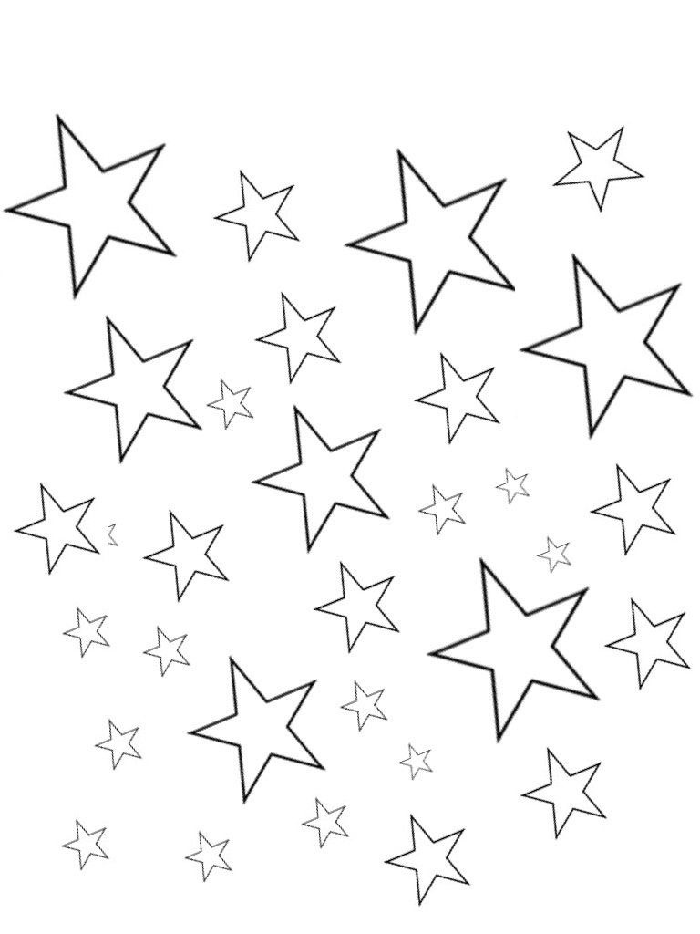 100 Star Coloring Pages Templates Printable 105