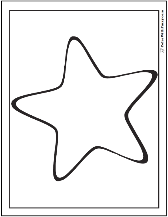 100 Star Coloring Pages Templates Printable 31