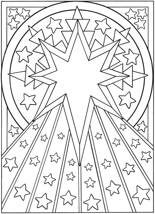 100 Star Coloring Pages Templates Printable 32