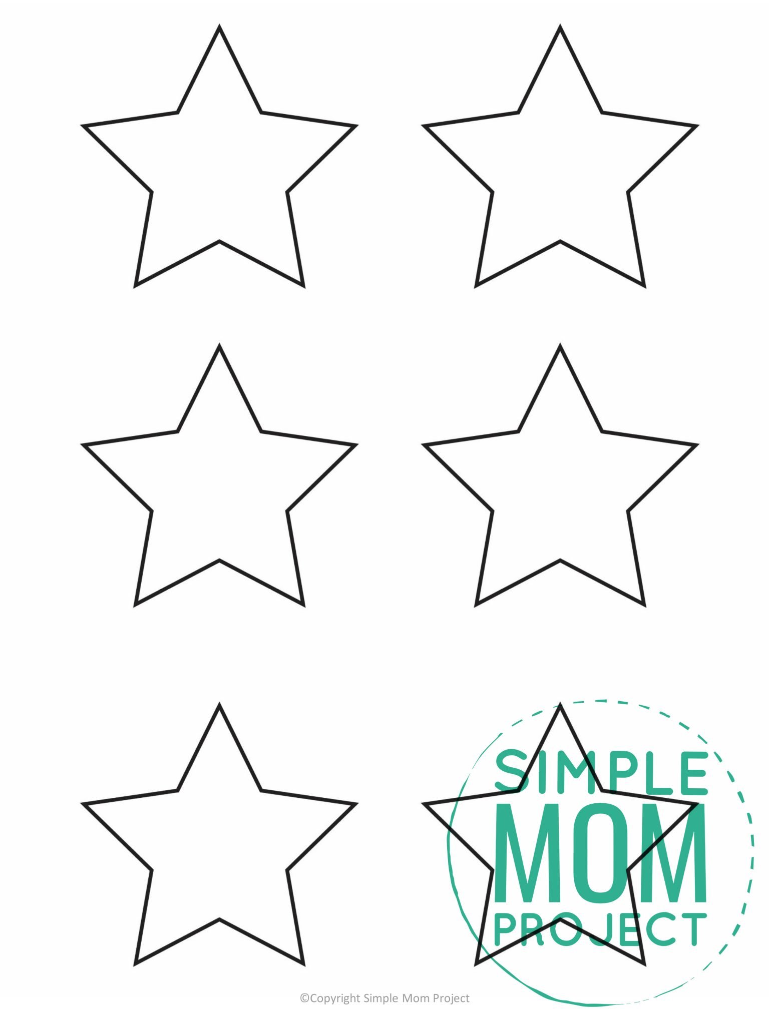 100 Star Coloring Pages Templates Printable 42