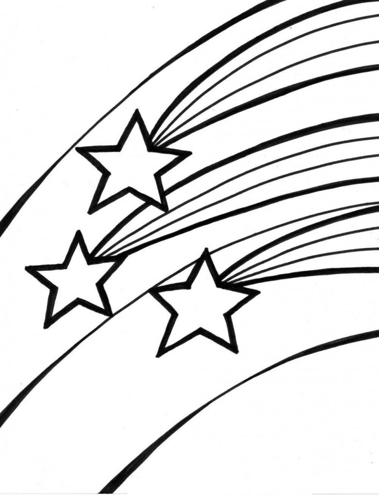 100 Star Coloring Pages Templates Printable 6