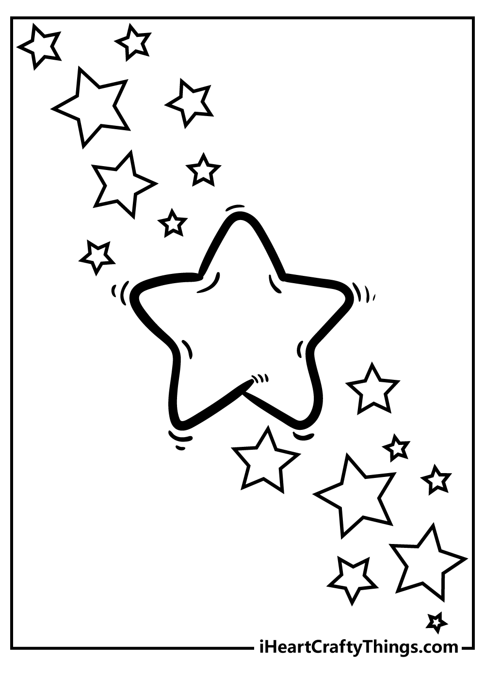 100 Star Coloring Pages Templates Printable 66