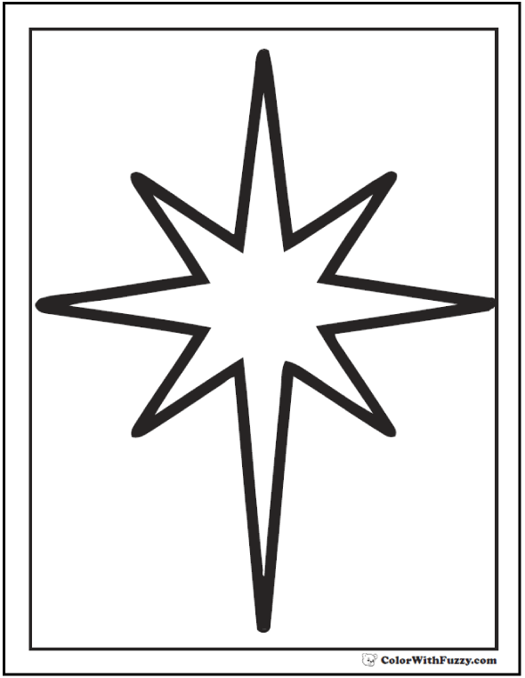 100 Star Coloring Pages Templates Printable 72