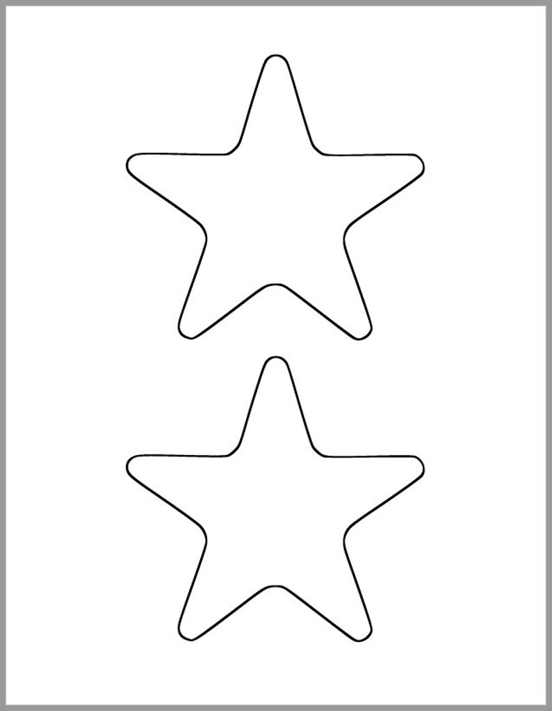 100 Star Coloring Pages Templates Printable 73