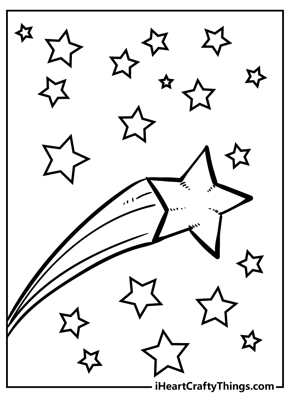 100 Star Coloring Pages Templates Printable 75