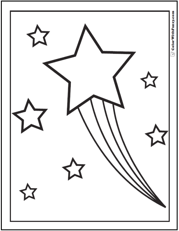 100 Star Coloring Pages Templates Printable 88