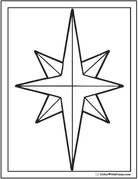 100 Star Coloring Pages Templates Printable 89