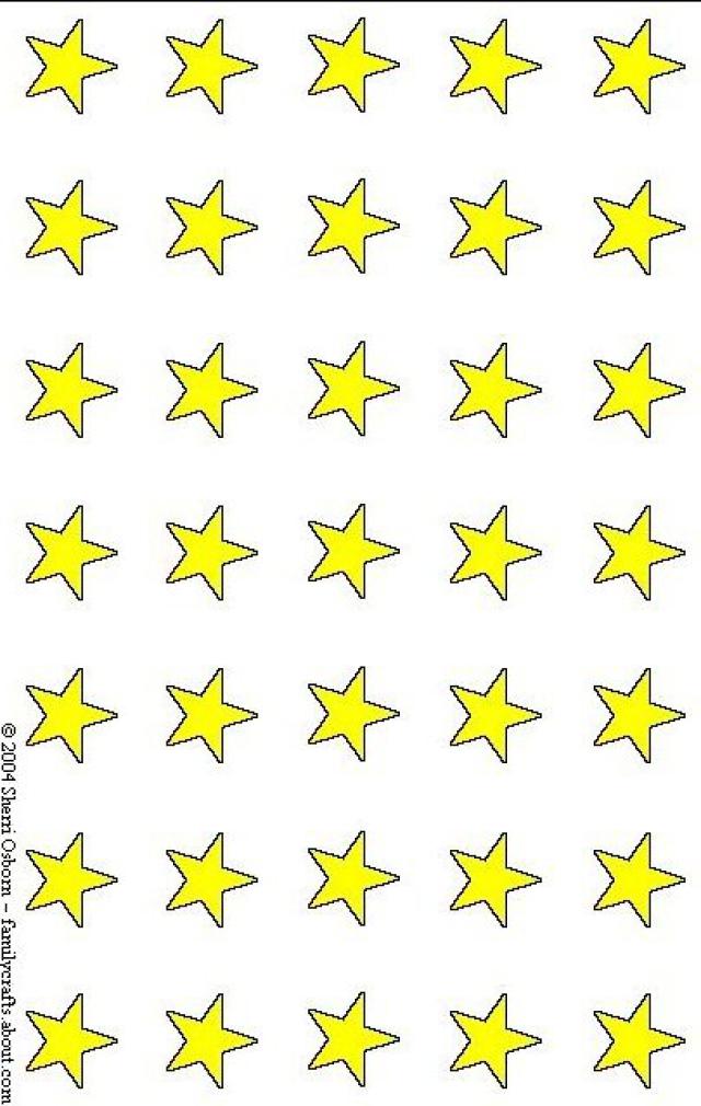 100 Star Coloring Pages Templates Printable 9