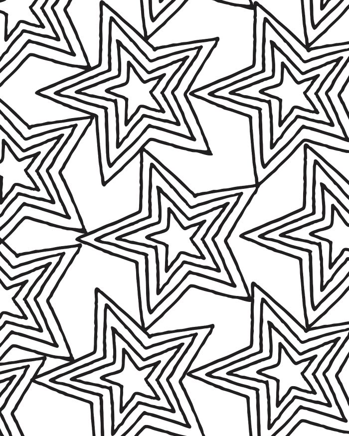 100 Star Coloring Pages Templates Printable 90