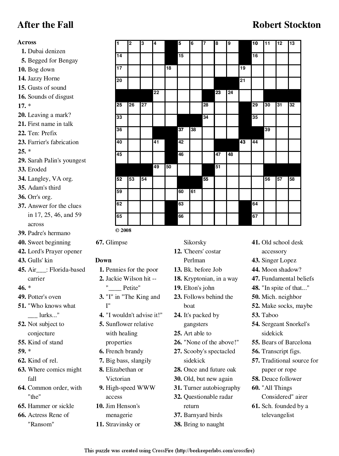 101 Crossword Puzzles for Adults Printable 13