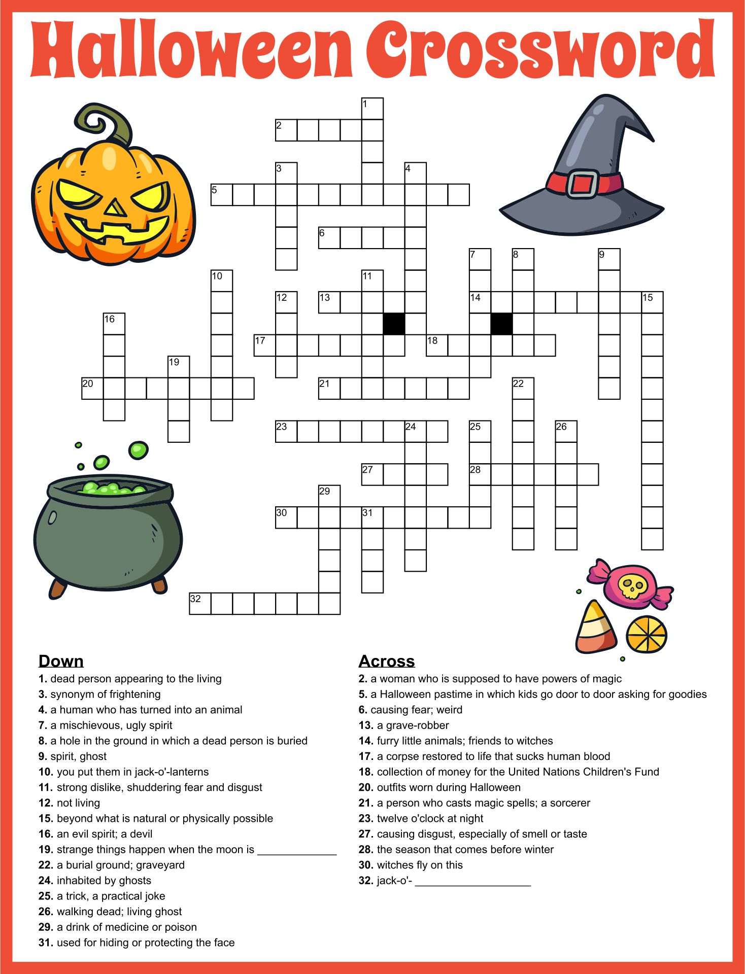 101 Crossword Puzzles for Adults Printable 27