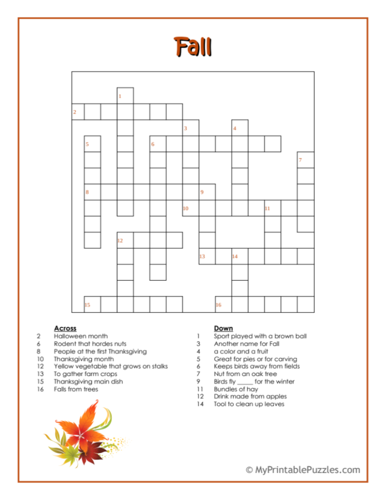 101 Crossword Puzzles for Adults Printable 33