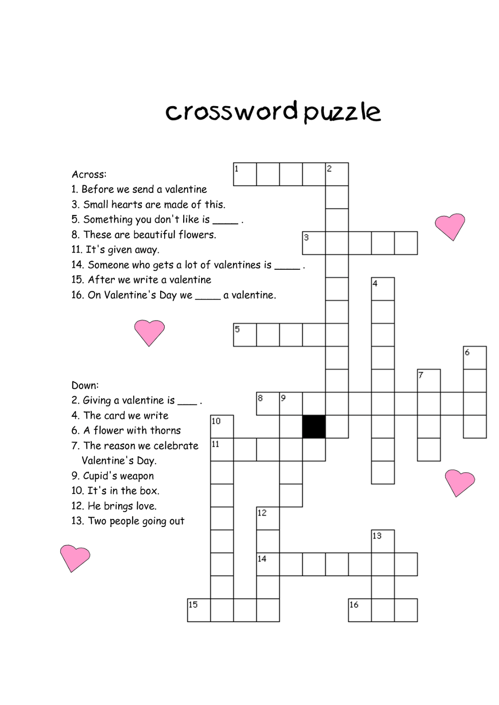 101 Crossword Puzzles for Adults Printable 65