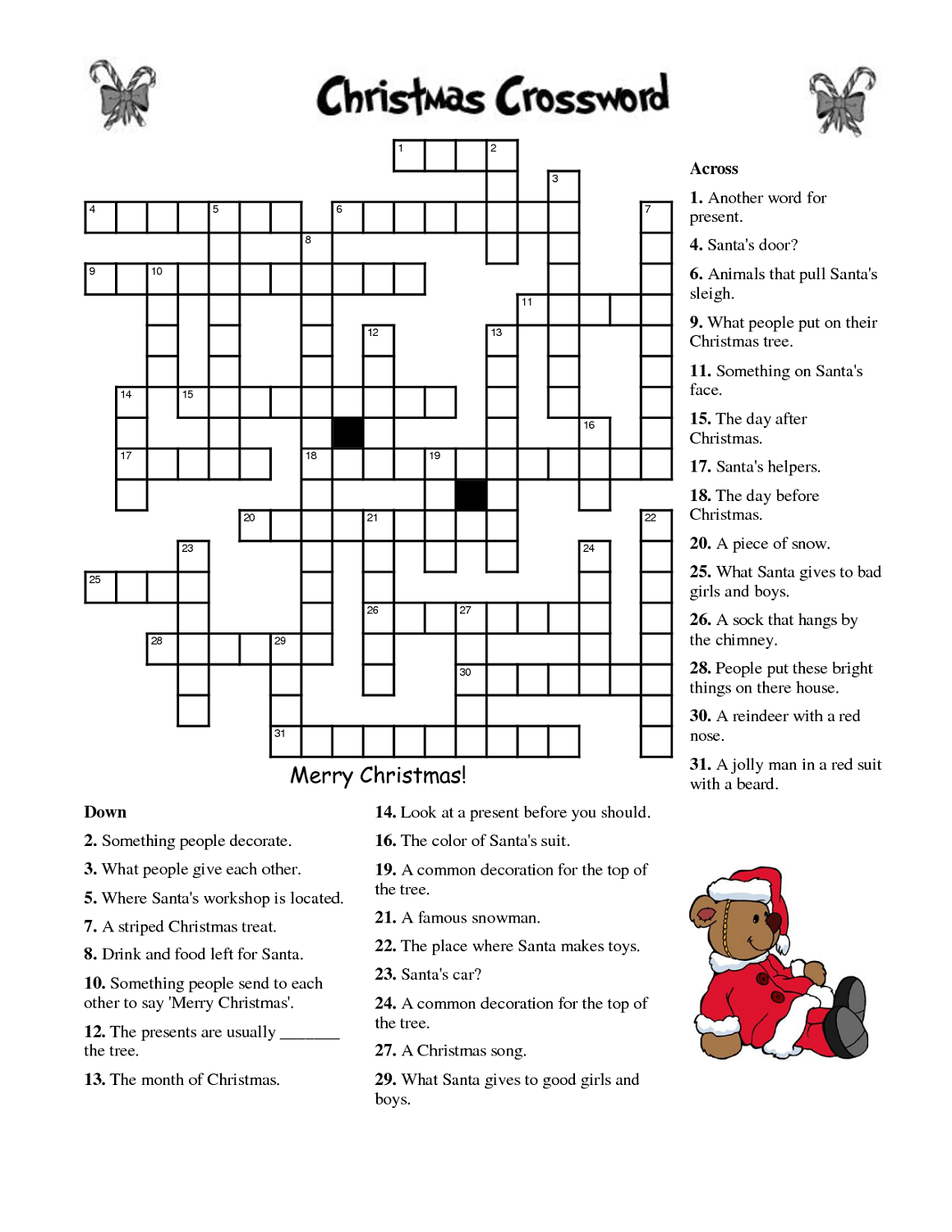 101 Crossword Puzzles for Adults Printable 74