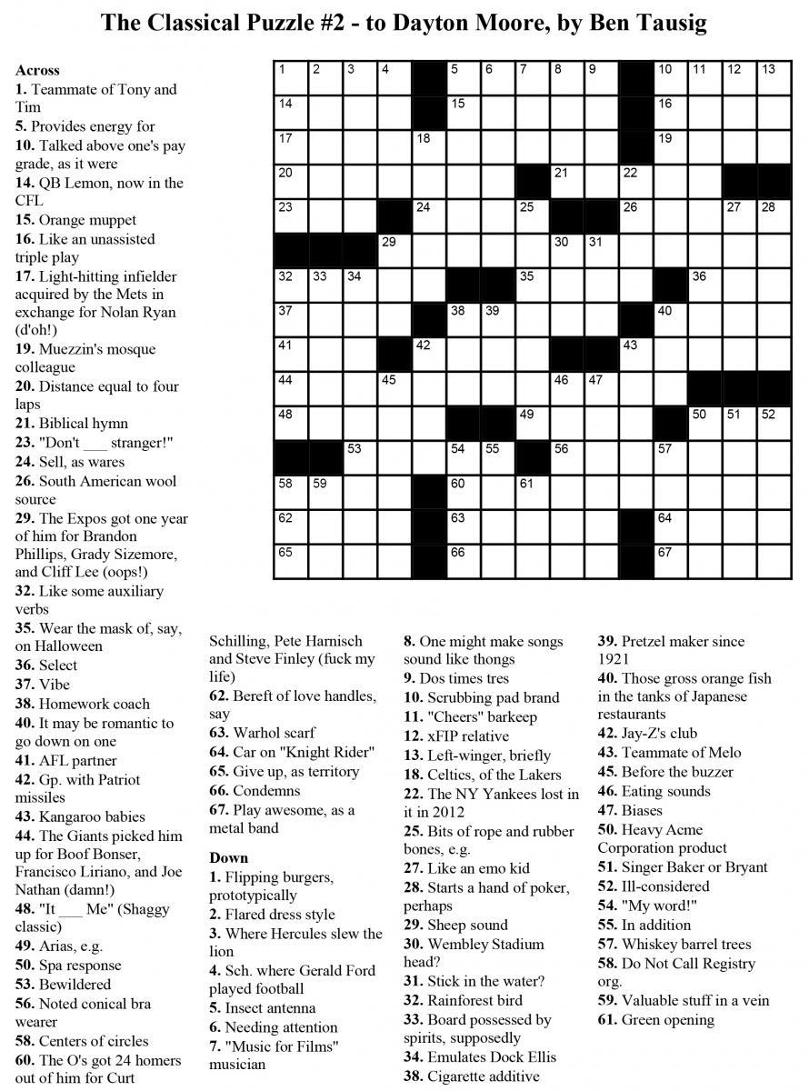 101 Crossword Puzzles for Adults Printable 86