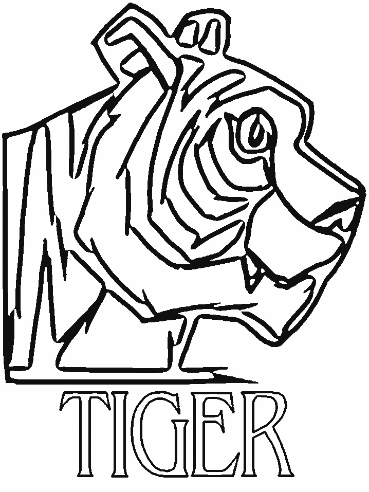 101 Tiger Coloring Pages for Kids Printable 71