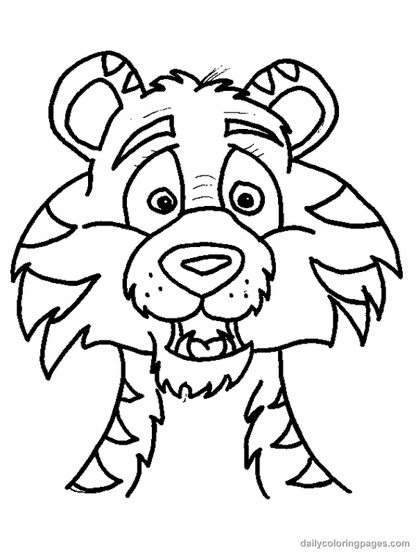 101 Tiger Coloring Pages for Kids Printable 73