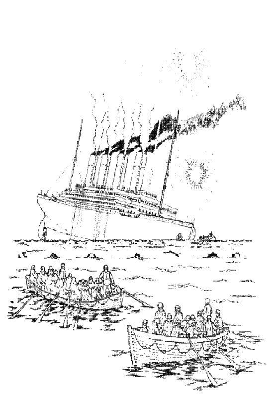 102 Free Printable Titanic Coloring Pages for Kids 31