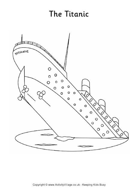 102 Free Printable Titanic Coloring Pages for Kids 39