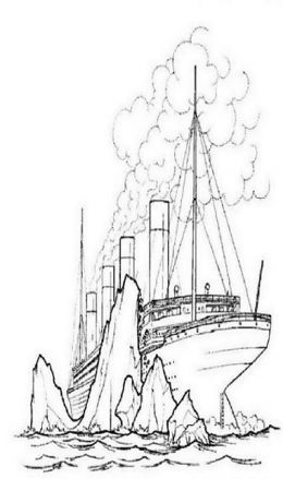 102 Free Printable Titanic Coloring Pages for Kids 58