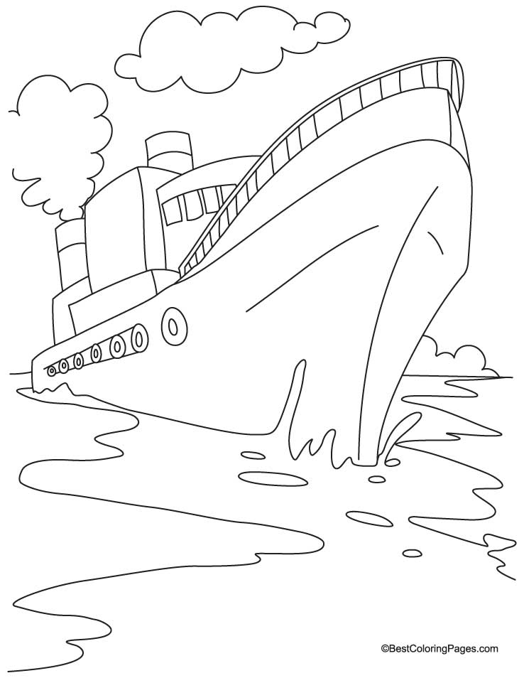 102 Free Printable Titanic Coloring Pages for Kids 64