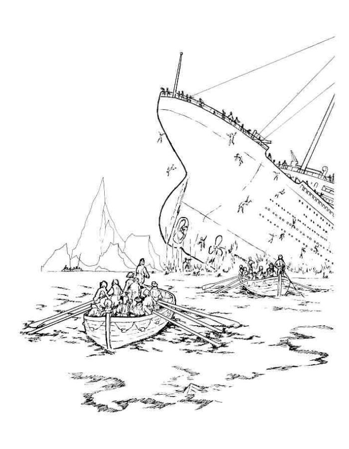 102 Free Printable Titanic Coloring Pages for Kids 66