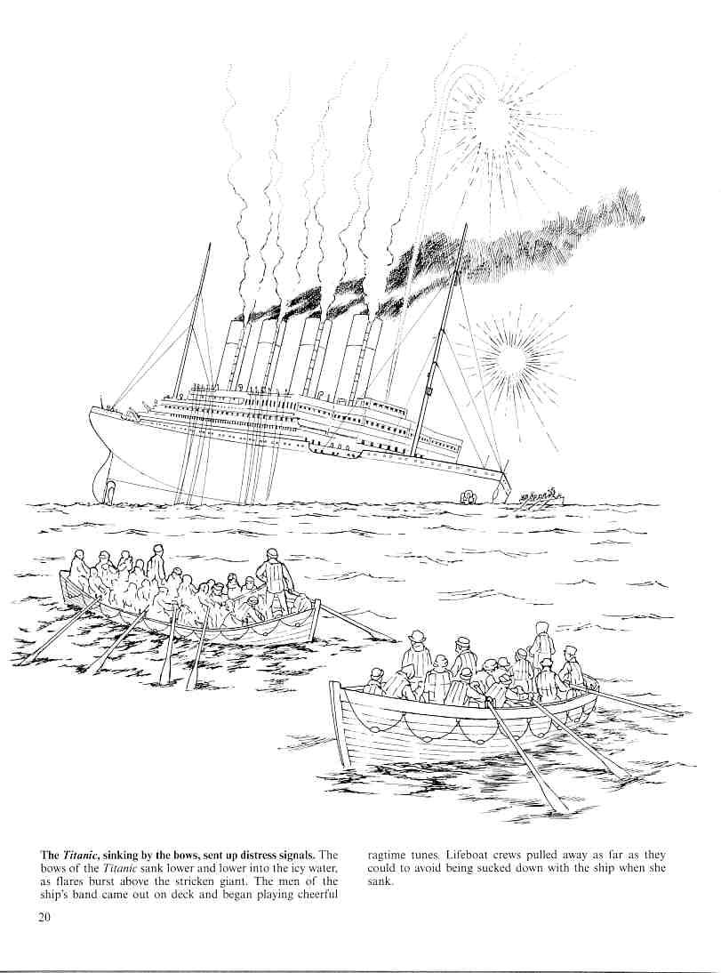 102 Free Printable Titanic Coloring Pages for Kids 73