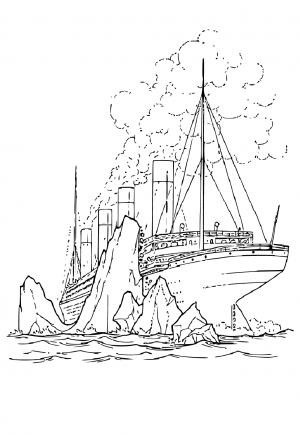 102 Free Printable Titanic Coloring Pages for Kids 77