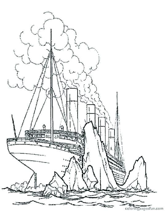 102 Free Printable Titanic Coloring Pages for Kids 8